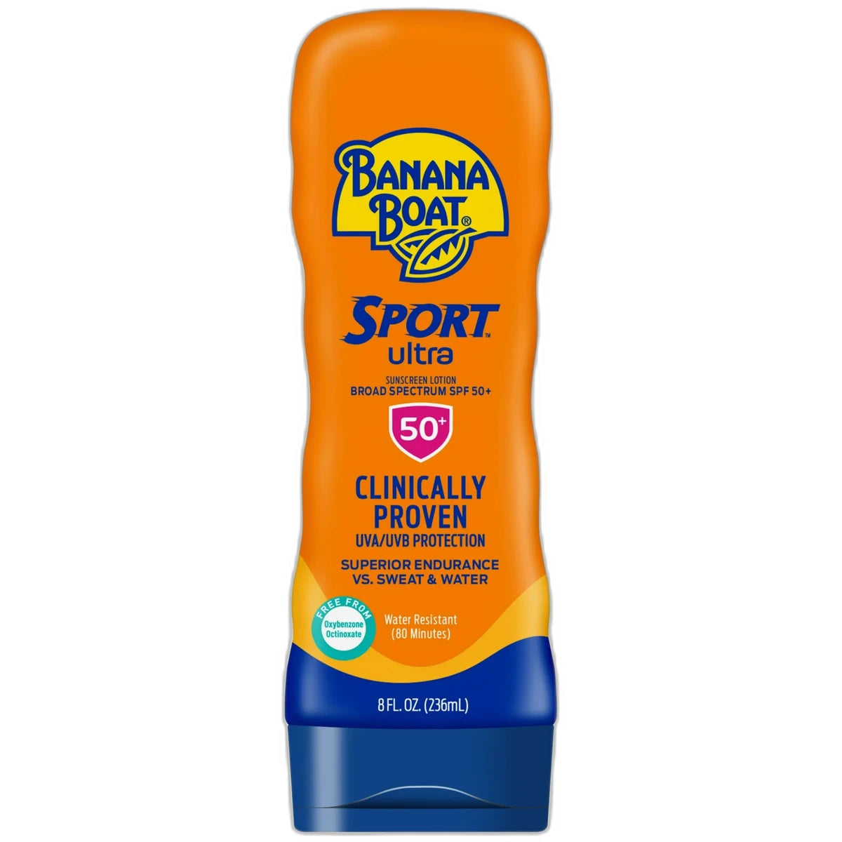 Banana Boat New Ultra Sport Sunscreen Lotion Spf 50 Plus 8Oz (Pack of 12)