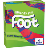 Fruit by the Foot, Berry Tie-Dye, 6-Count Rolls 4.5 oz (Pack of 8)