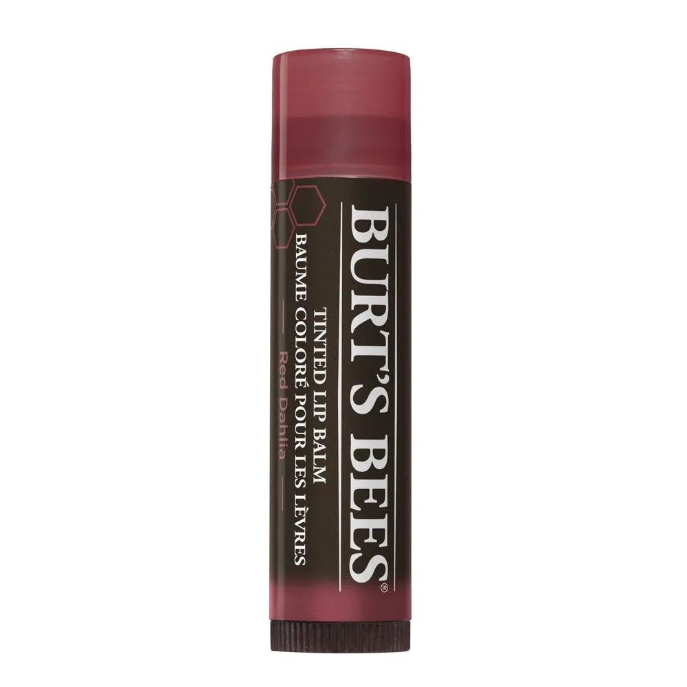 Burts Bees Tinted Lip Balm Red Dahlia 0.15Oz (Pack Of 16)