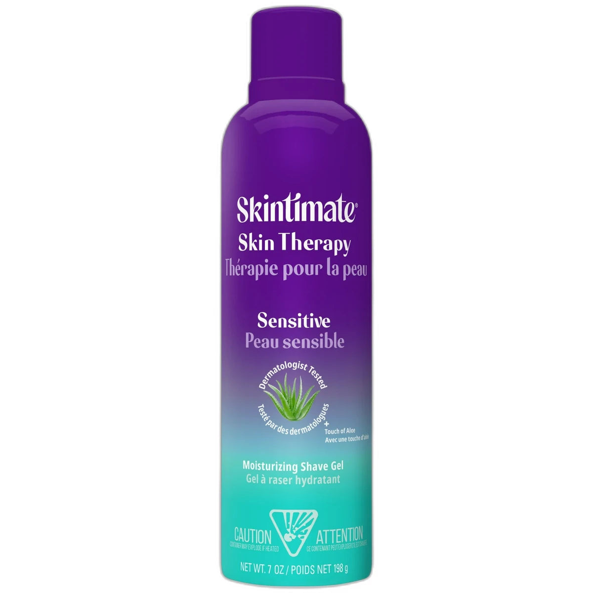 Skintimate Skin Therapy Moisturizing Shave Gel Sensitive Skin 7Oz (Pack of 6)