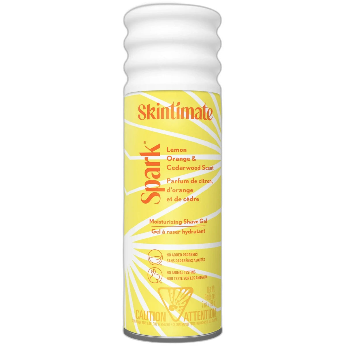 Skintimate Spark Shave Gel Lemon Orange And Cedarwood 7Oz (Pack of 6)