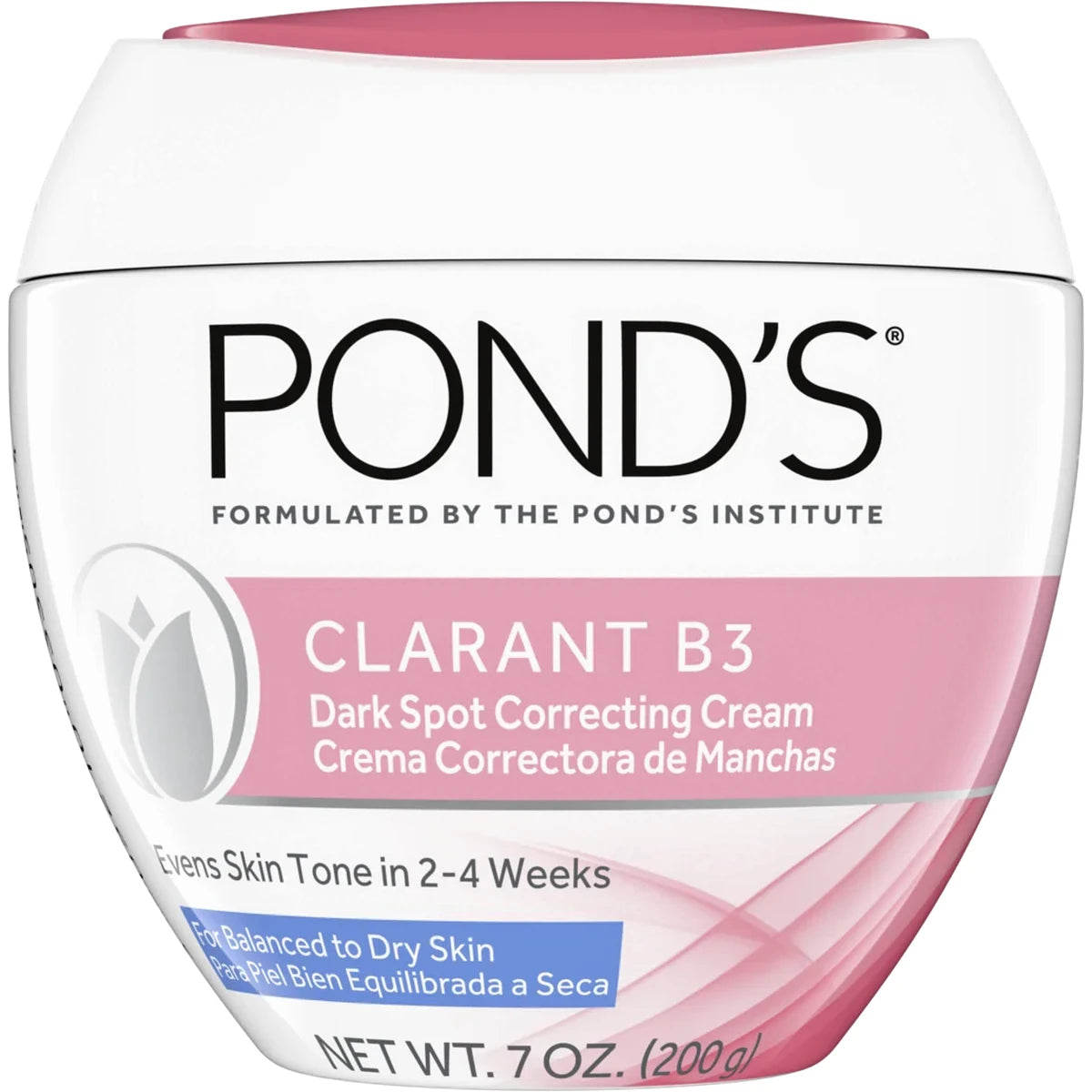 Ponds Clarant B3 Anti-Dark Spots Moisturizer Face Cream For Normal To Dry Skin 7Oz (Pack of 12)
