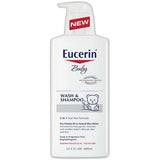 Eucerin Baby Soothing Wash and Shampoo 13.5Oz (Pack of 12)