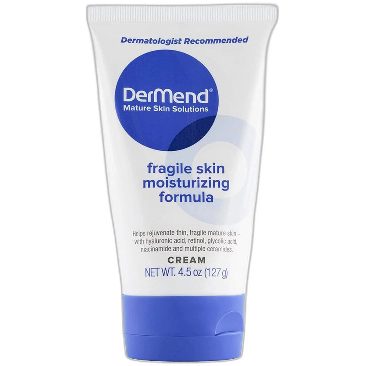 Dermend Fragile Skin Moisturizing Formula Cream 4.5Oz (Pack of 12)
