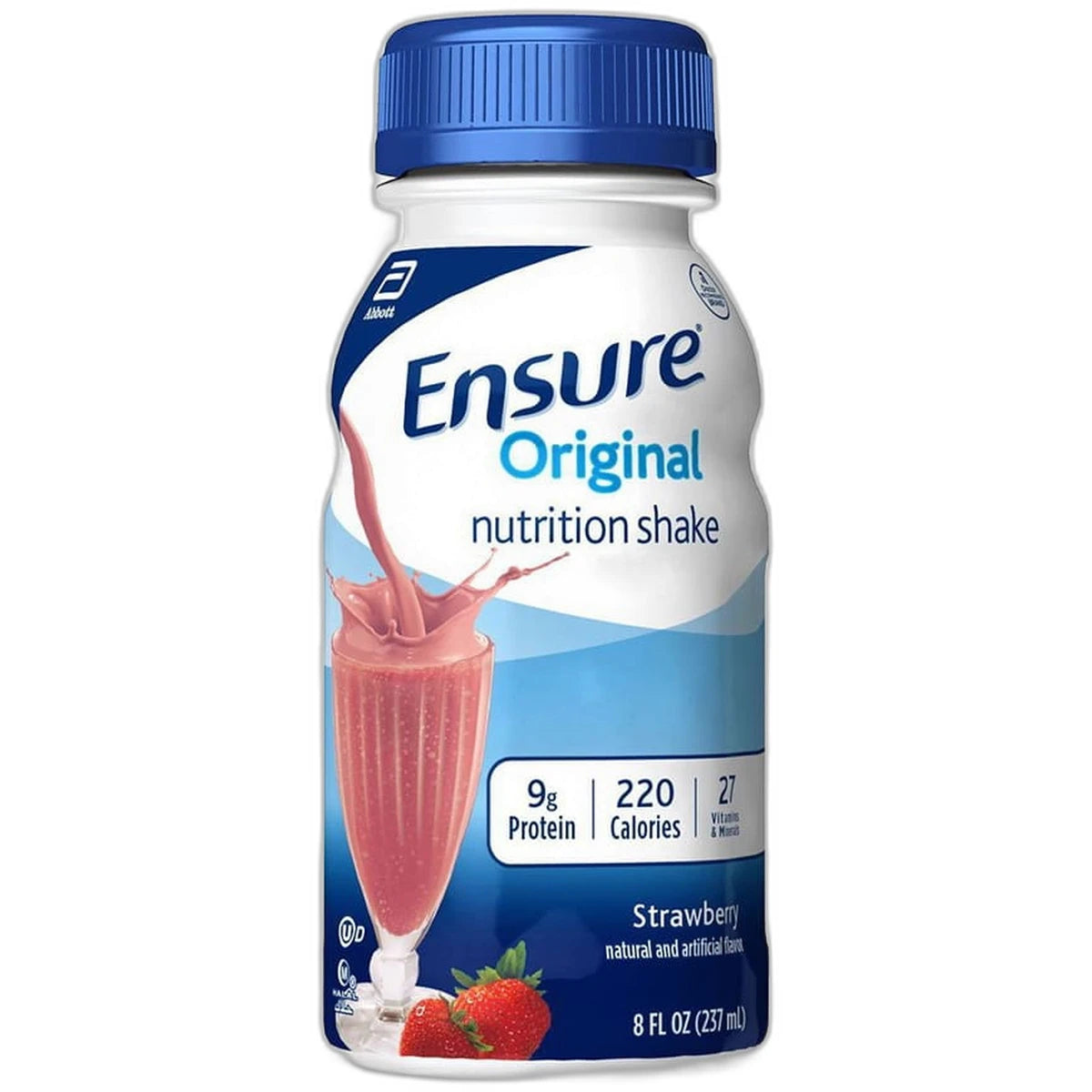 Ensure Complete Balanced Nutrition Drink With Strawberry 8Oz (Pack of 4)