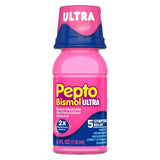 Pepto Bismol Ultra Liquid Upset Stomach &amp; Diarrhea Relief Over-the-Counter Med 4 Oz (Pack of 12)