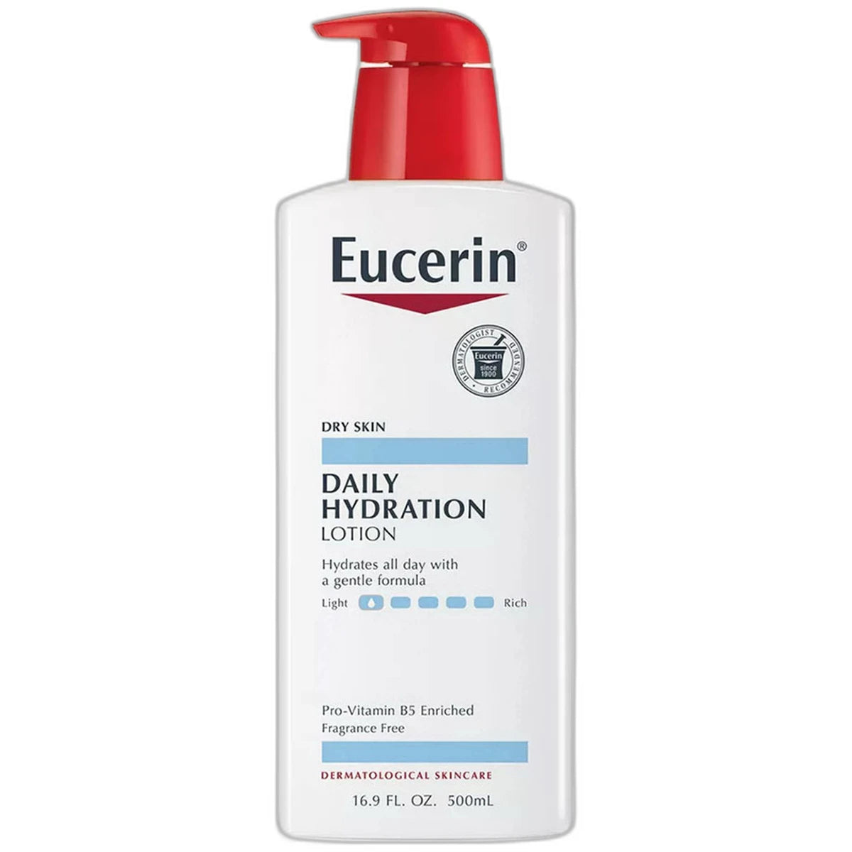 Eucerin Daily Replenishing Moisturizing Lotion 16.9Oz (Pack of 12)