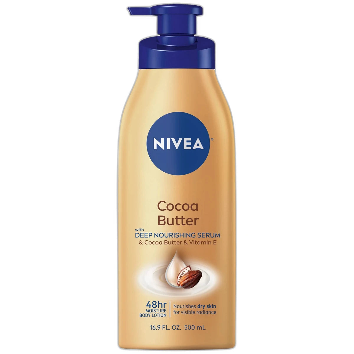 Nivea Body Cocoa Butter Body Lotion Formulated To Nourish Dry Skin16.9Oz (Pack of 12)