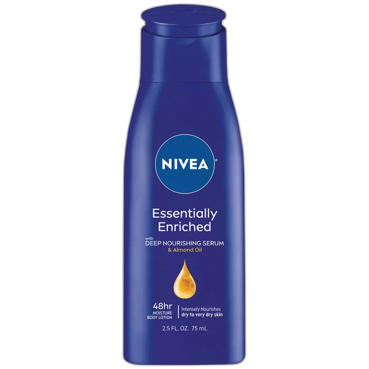 Nivea Essentially Enriched Body Lotion Travel Size 2.5Oz (Pack of 24)