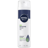 Nivea For Men Shaving Gel Sensitive 7Oz (Pack of 12)