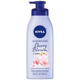 Nivea Oil Infused Lotion Cherry Blossom and Jojoba Oil For Skin 16.9Oz (Pack of 12)