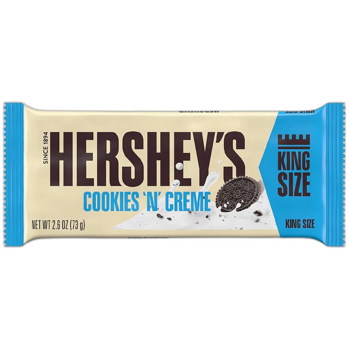 Hersheys Cookies N Creme King Size Bar 2.6Oz (Pack of 216)