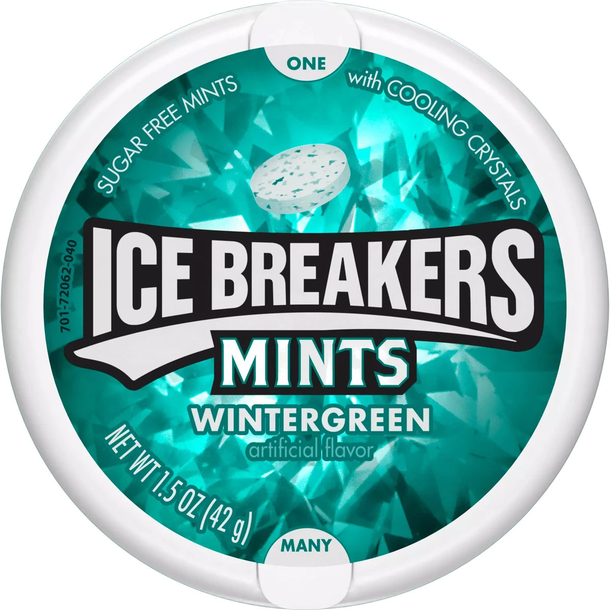 Ice Breakers Wintergreen Ultimate Mouth Freshening Mints 1.5Oz (Pack of 192)