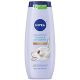 Nivea Coconut and Almond Milk Pampering Body Wash for Dry Skin 20Oz (Pack of 12)