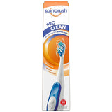Arm & Hammer Spinbrush Pro Clean Powered Toothbrush Medium 0.63Oz (Pack Of 24)