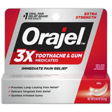 Orajel Maximum Strength Toothache Relief Gel 0.42Oz (Pack of 144)