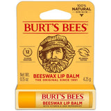 Burts Bees 100% Natural Origin Moisturizing Lip Balm Original Beeswax 0.15Oz (Pack Of 48)