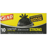 Glad Outdoor Trash Bag 51.04oz (Pack of 12)