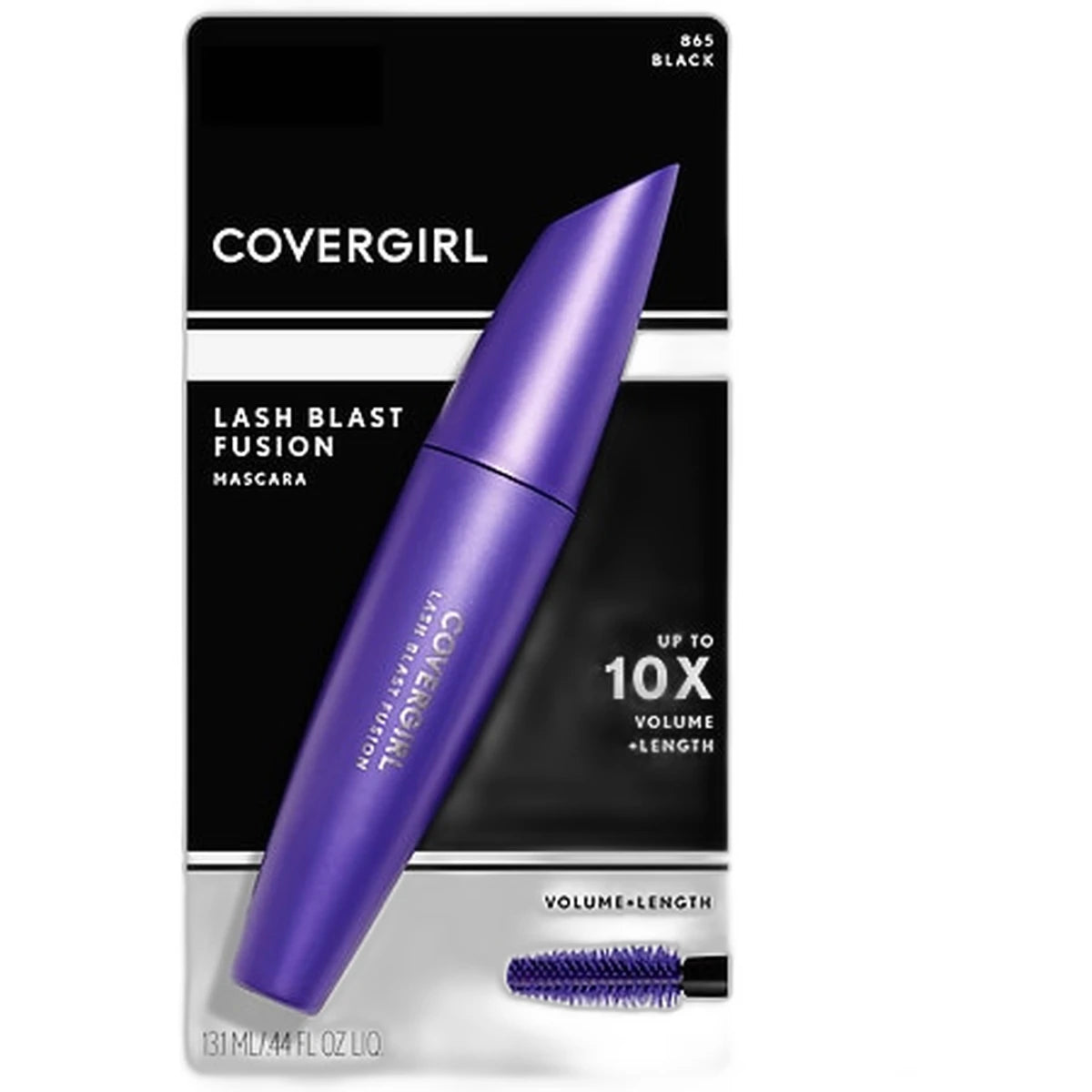 Cover Girl Lashblast Fusion Mascara Black #865 0.44Oz (Pack of 72)