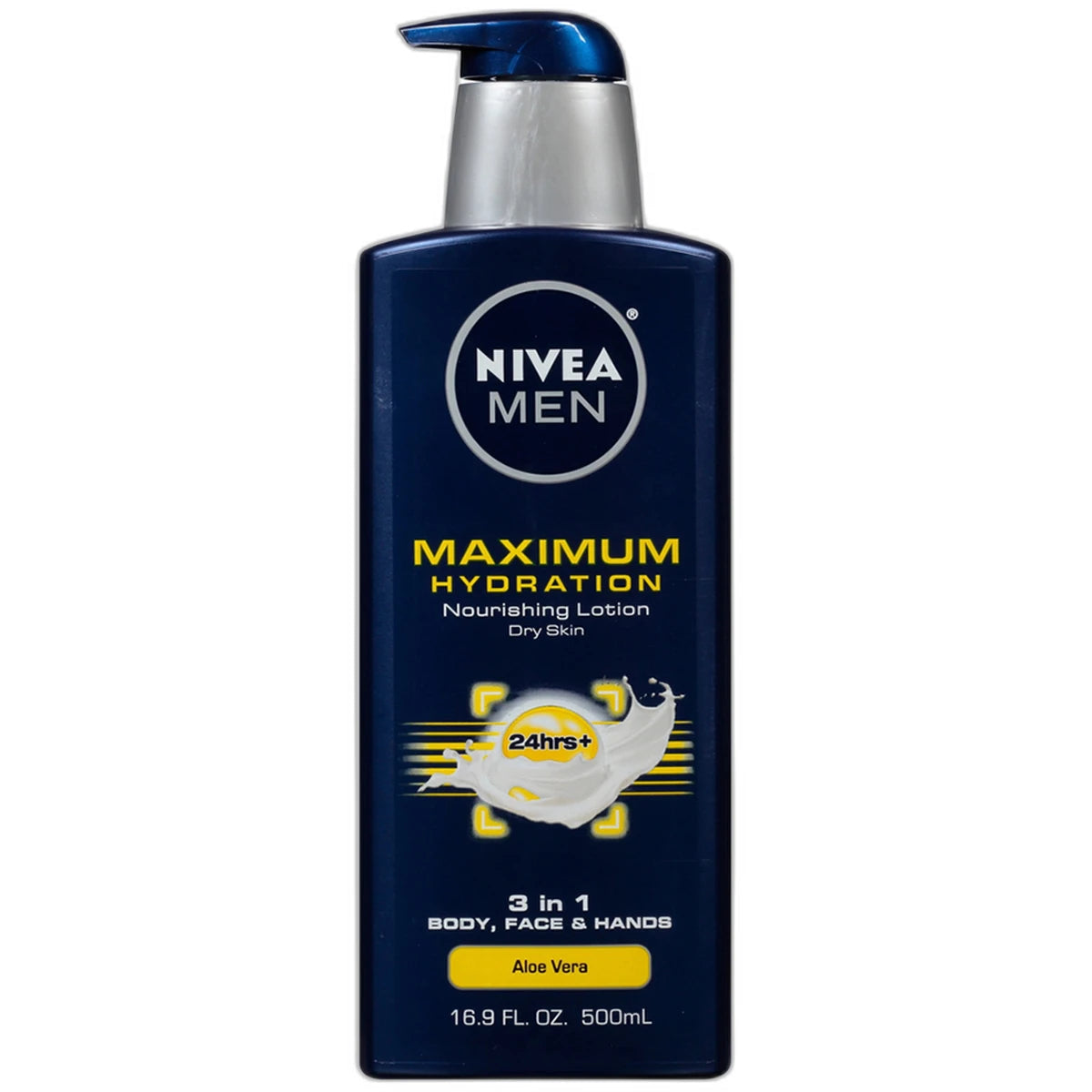 Nivea Men Maximum Hydration 3 in 1 Nourishing Lotion 16.9Oz (Pack of 12)
