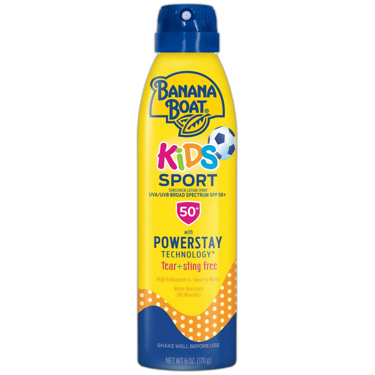 Banana Boat Kids Sport Sunscreen Lotion Spray SPF 50 6Oz (Pack of 12)
