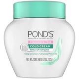 Ponds Cold Cream Make Up Remover Fragrance Free 6.1Oz (Pack of 24)