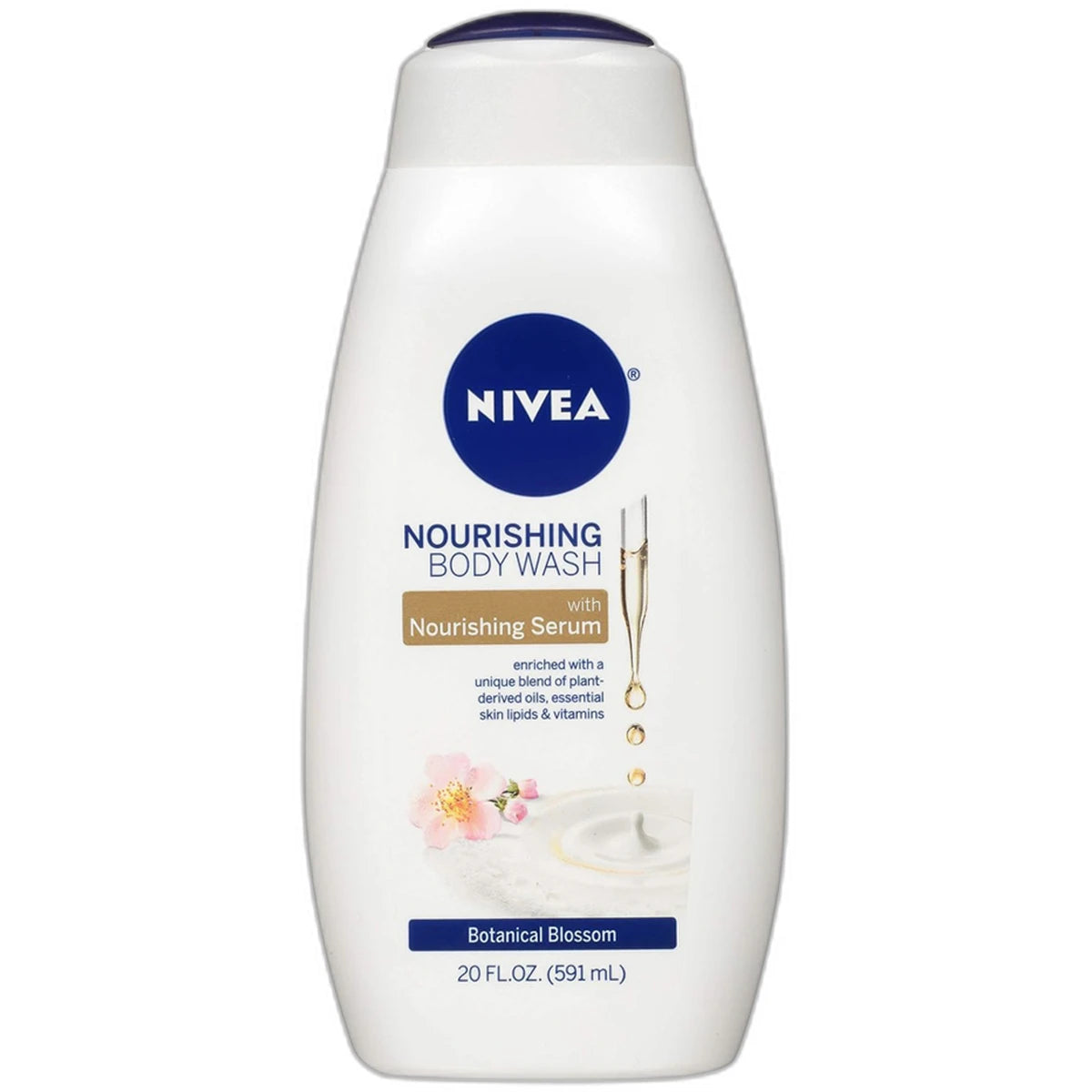 Nivea Nourishing Body Wash Blossom Care 20Oz (Pack of 12)