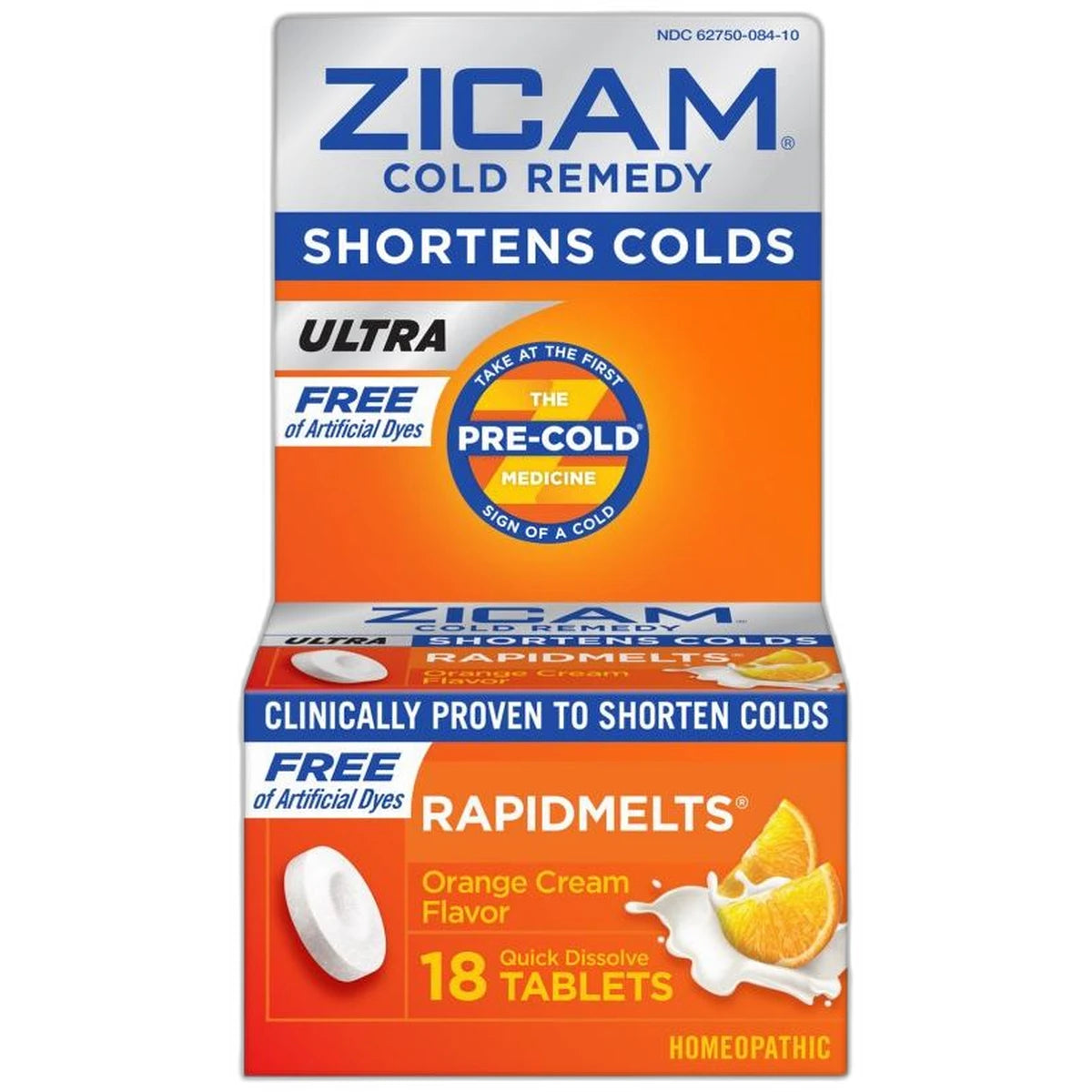 Zicam Ultra Cold Remedy Bi-Layer Rapidmelts Homeopathic Tablets 3.21oz (Pack of 24)
