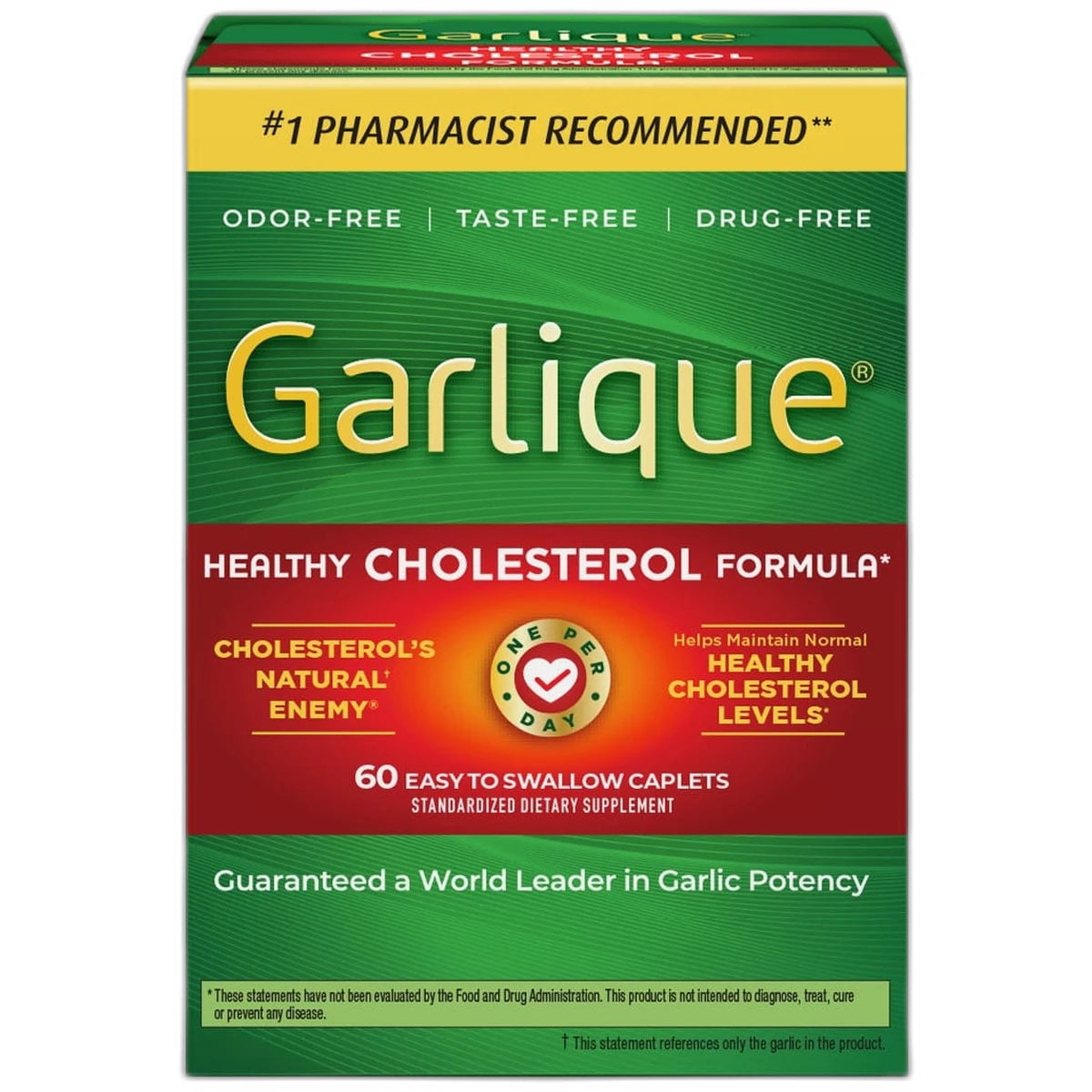 Garlique Supplement Caplets by Garlique 0.8oz (Pack of 24)
