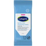 Cetaphil Gentle Skin Cleansing Cloths Face and Body Wipes for Dry and Sensitive Skin 6.74oz (Pack of 12)