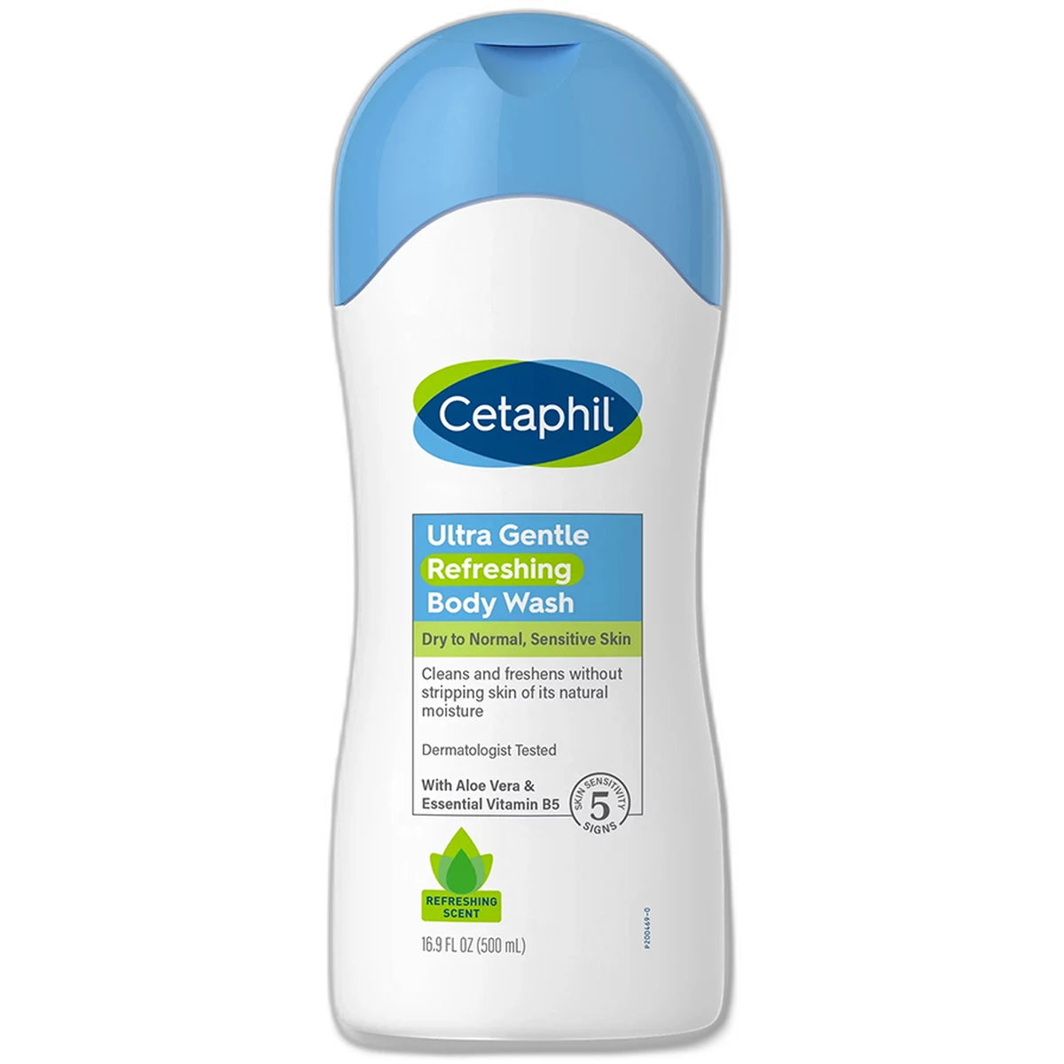 Cetaphil Ultra Gentle Body Wash Refreshing Scent for Sensitive Skin 16.9Oz (Pack of 12)