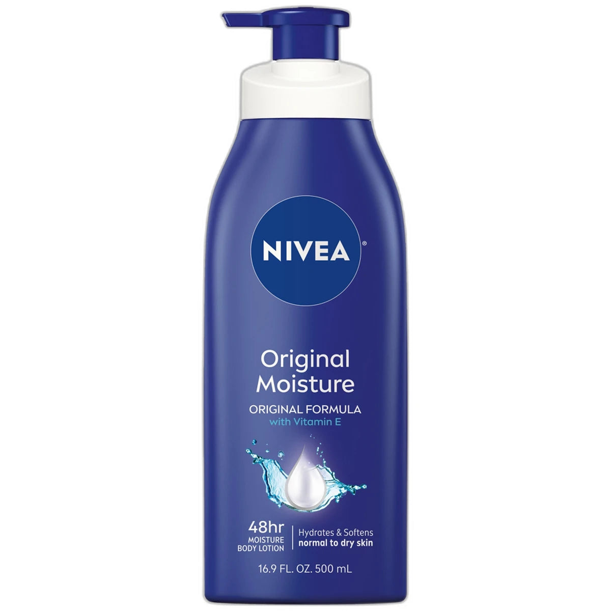 Nivea Original Moisture Body Lotion For Normal To Dry Skin 16.9Oz (Pack of 12)
