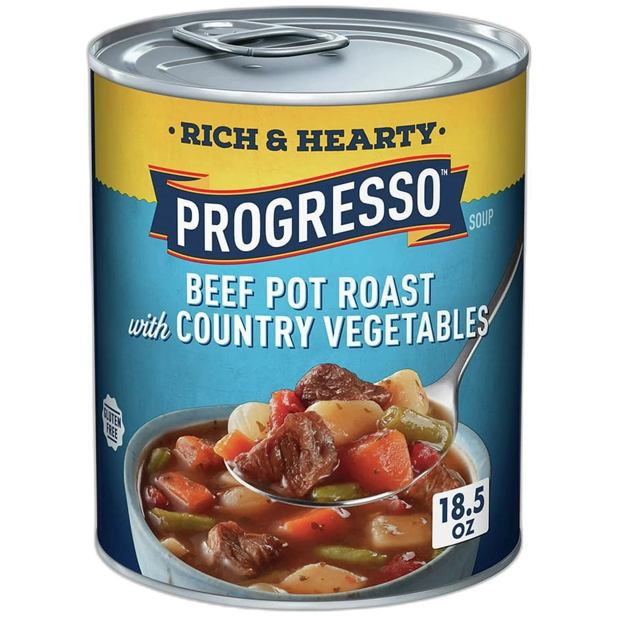 Progresso Rich and Hearty Beef Pot Roast with Country Vegetables Soup 18.5Oz (Pack of 12)