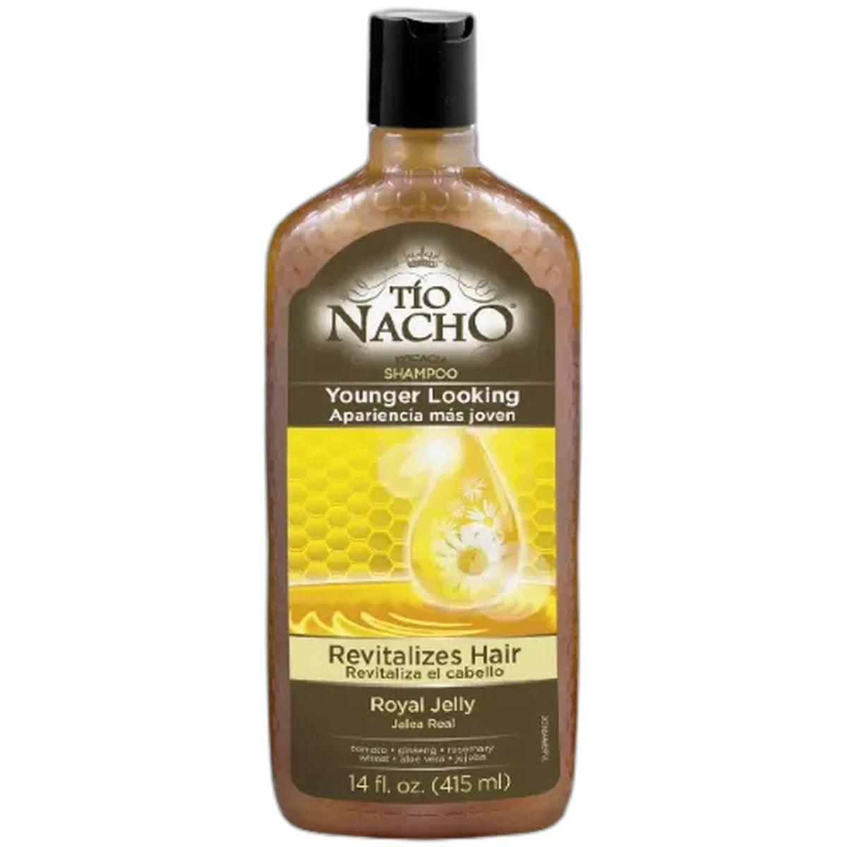 Tio Nacho Younger Looking Shampoo Revitalizes Hair With Royal Jelly 14Oz (Pack of 12)