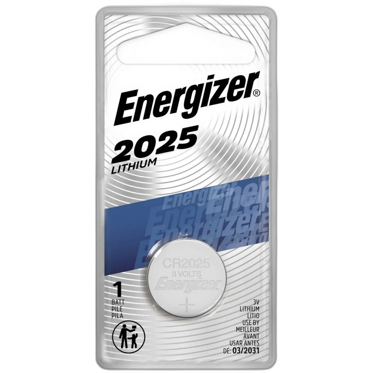 Energizer Lithium 3V Watch Battery Ecr-2025Bp 0.16Oz (Pack Of 72)