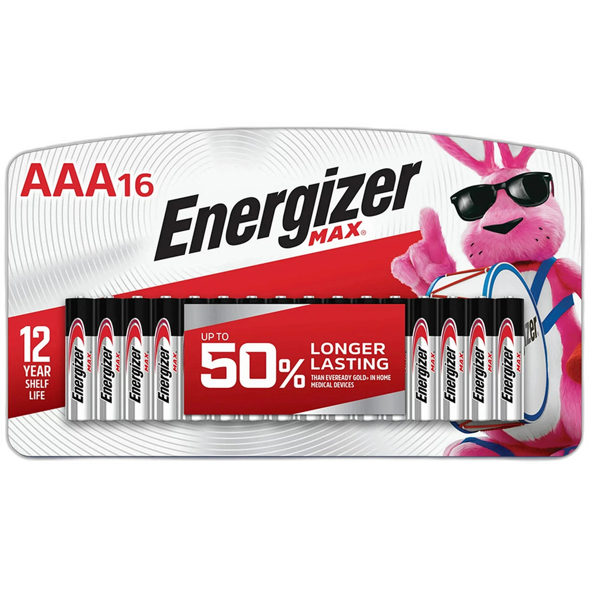 Energizer Max AAA Alkaline Batteries 31.74Oz (Pack of 12)