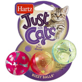 Hartz Just For Cats Bizzy Balls Cat Toy 0.8Oz (Pack of 24)