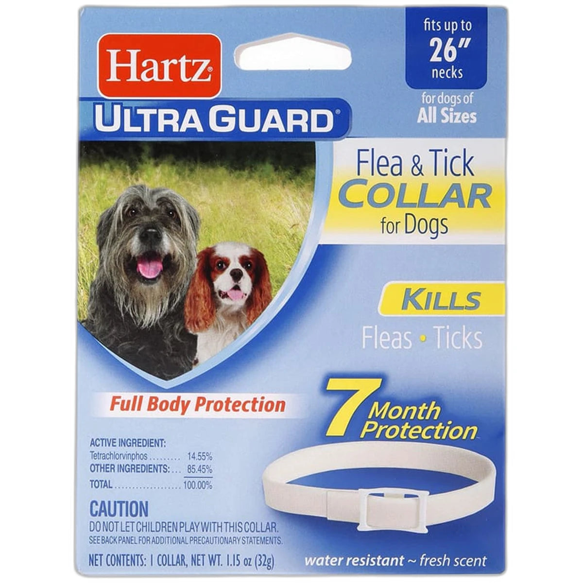 Hartz Ultraguard Flea And Tick Collar For Dogs 1.15Oz (Pack of 48)