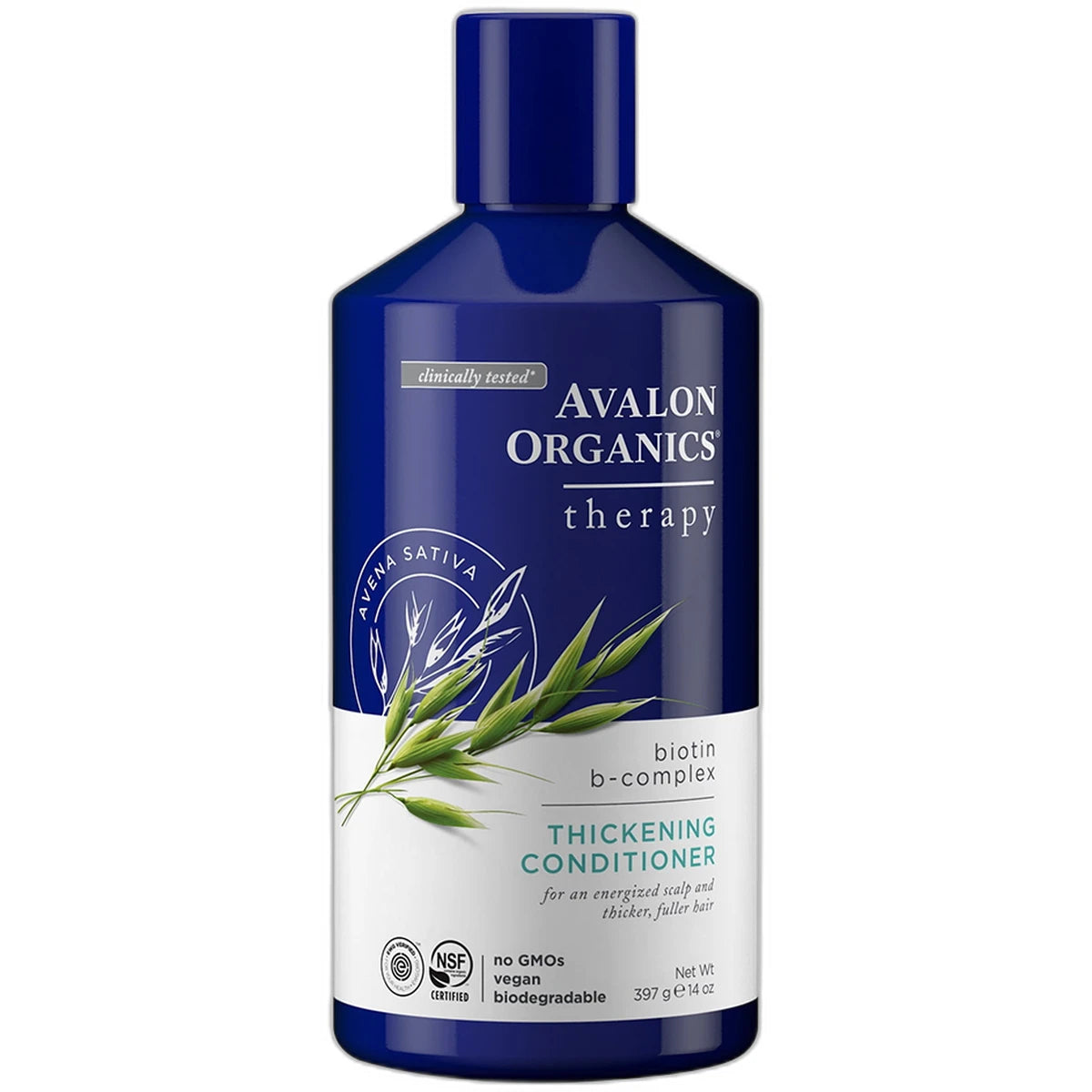 Avalon Organics Therapy Biotin B-Complex Thickening Hair Conditioner 14Oz (Pack of 6)