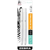 Zebra Pen bLen Retractable Ballpoint Pen Bold Point 0.7mm White Barrel Black Ink 2 Count 1.13oz (Pack of 72)