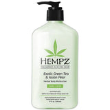 Hempz Exotic Green Tea and Asian Pear Herbal Body Moisturizer 17Oz (Pack of 12)