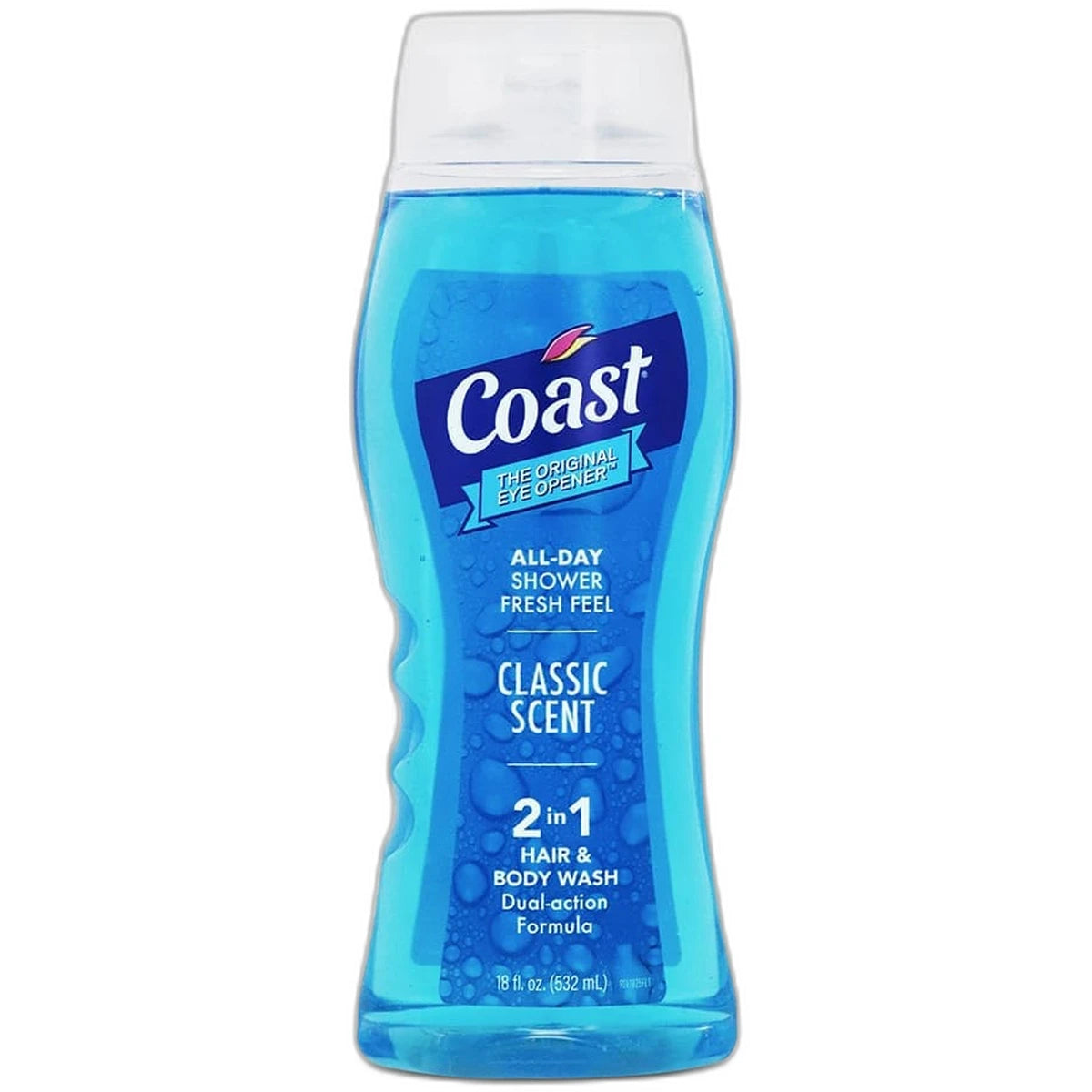 Coast Classic Scent Hair & Body Wash 18Oz (Pack of 6)