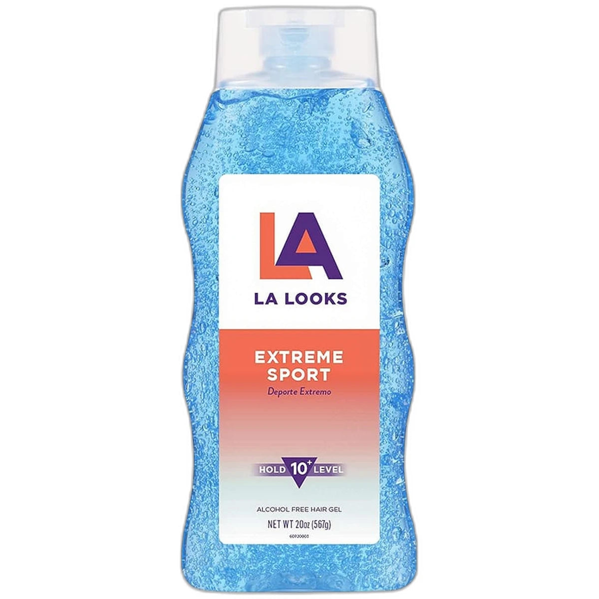 L.A.Looks Sport X-Treme Hold Level 10+ Hold Hair Gel 20Oz (Pack of 6)