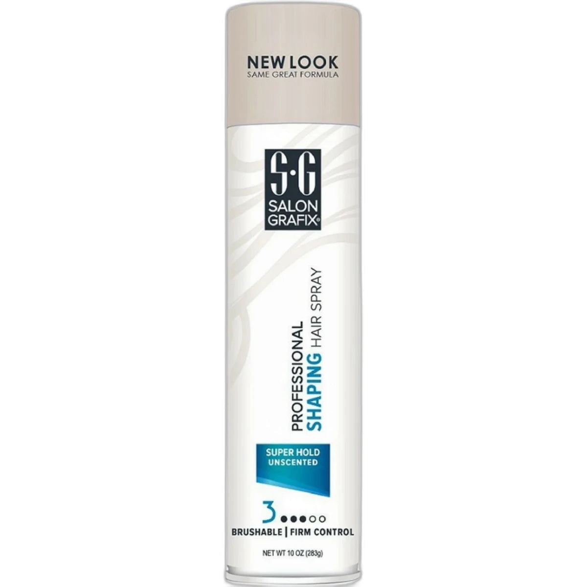 Salon Grafix Shaping Professional Hair Spray Finishing Mist Unscented Super Hold 10Oz (Pack of 6)