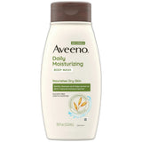 Aveeno Daily Moisturizing Body Wash 18Oz (Pack of 12)