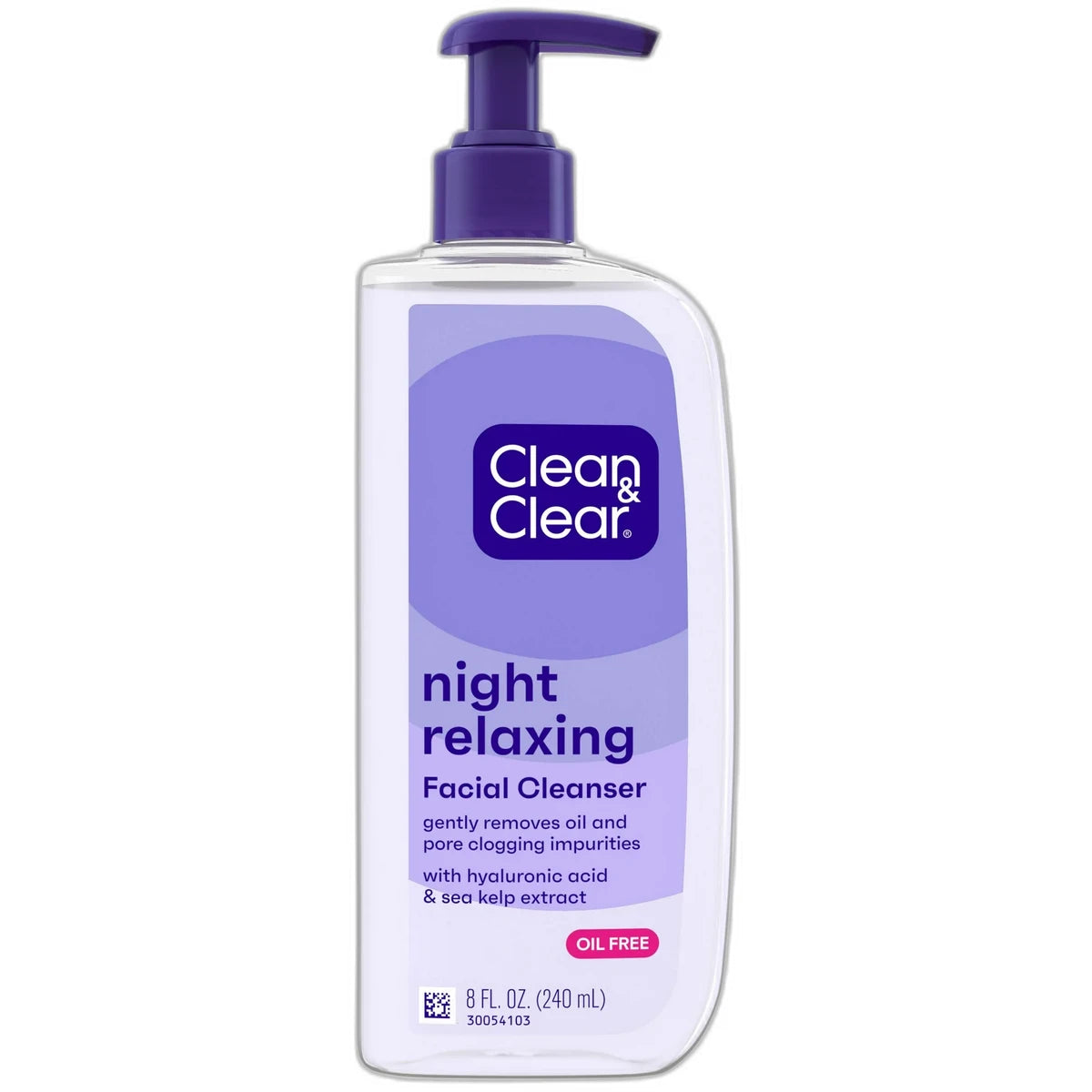 Clean And Clear Night Relaxing Deep Cleaning Face Wash 8Oz (Pack of 24)