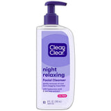 Clean And Clear Night Relaxing Deep Cleaning Face Wash 8Oz (Pack of 24)