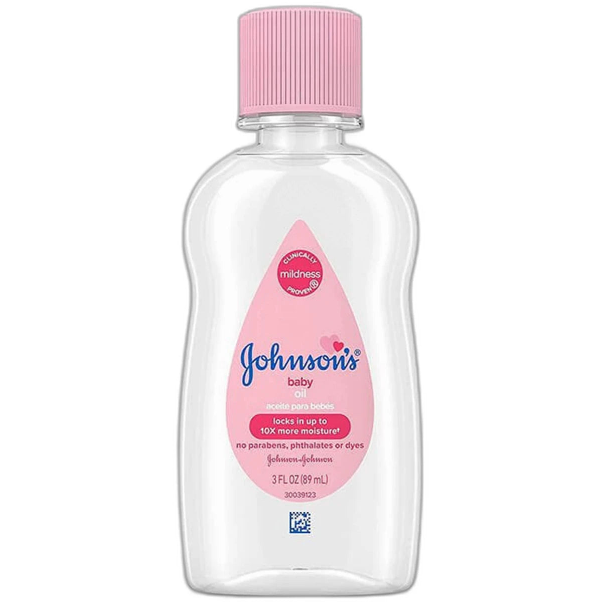 Johnson And Johnson Baby Oil For Baby Skin Care 3Oz (Pack of 48)