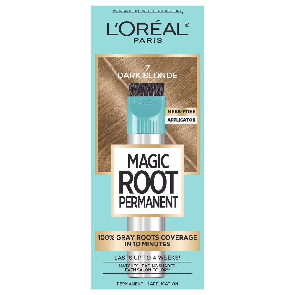 L'Oreal Paris Root Rescue Permanent Hair Color - 7 Dark Blonde (Pack of 12)