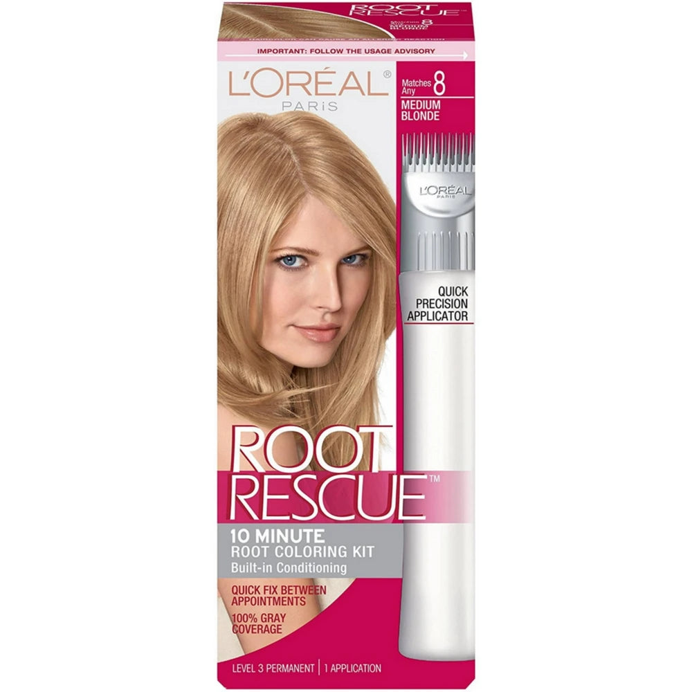 L Oreal Paris Magic Root Rescue Hair Color 8 Medium Blonde (Pack of 12)